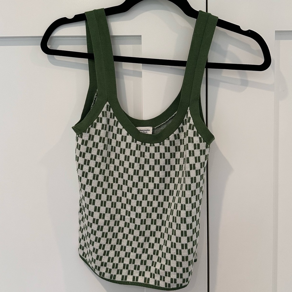 Abercrombie and Fitch Green Knit Top